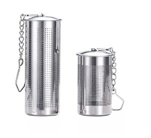 2 Pcs Tea Infuser Stainless Steel Loose Tea Steeper Fine Mesh Tea Balls Strainer Silver