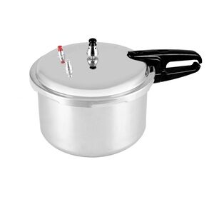 Aluminum Pressure Cookers (4 5 7 9 or 11 Liter) 4 Liter Metallic