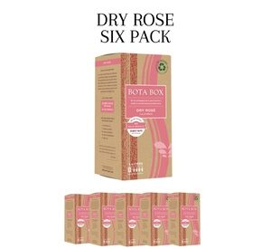 Bota Box Dry Rose Wine - 6 boxes of 3L each 3 L 6 Boxes