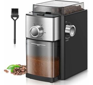 CHEFFANO BG701 Burr Coffee Grinder Electric Coffee Bean Grinder (Black) - New Black BG701