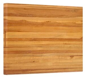 Costway Teak Wood Cutting Board Extra Large 24 Reversible Cutting Board Natural