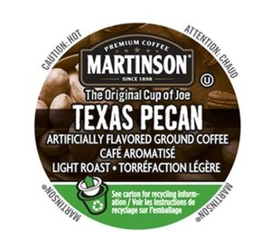 Martinson Texas Pecan Single Serve Coffee Keurig K Cups 24 or 96 Count 24 Texas Pecan