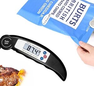 Mini Bag Sealer Heat Vacuum Sealers Digital Instant Read Meat Thermometer 1 x Bag Sealer