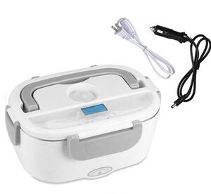 Portable Electric Heated Lunch Box With Insulated Bag Food Warmer Car Home 12V For Home&Car Use