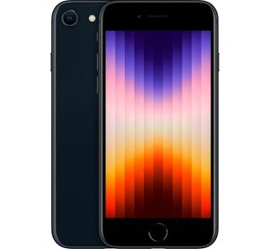 Refurbished Apple iPhone SE (2022) GSM/CDMA Fully Unlocked Smartphone - Scratch & Dent 64GB Midnight iPhone SE