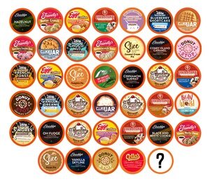 Two Rivers Single-Serve Flavored Coffee Pod Sampler (40ct. or 100 ct) 40 Caffeinated Assorted Variety Pack