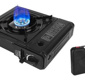 iMounTEK 3300W Portable Butane Gas Stove with Piezo Ignition and 8000BTU Burner