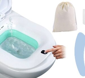 iMounTEK Electric Foldable Sitz Basin Postpartum Care Toilet Seat and Bidet