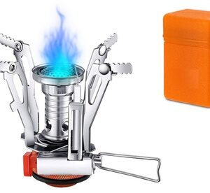 iMounTEK Portable Butane Gas Stove with Piezo Ignition and Burner