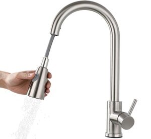 iMounTEK Stainless Steel Pulldown Head Faucet with Flexible Pullout Sprayer