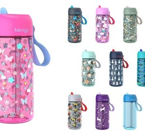 Bentgo Kids Water Bottle (1 and 2 Pack options) Purple