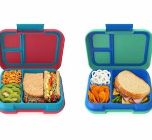 Bentgo Pop Leak-Proof Lunch Box with Removable Divider Spring Green/Blue