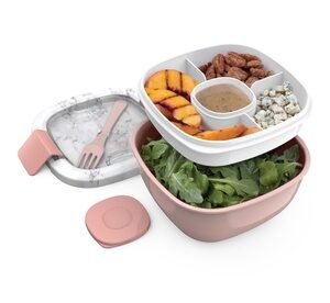 Bentgo Salad Bowl- Stackable Lunch Container Grey