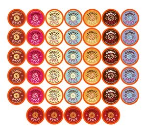 Donut Stop Flavored Coffee Pods Compatible with 2.0 K-Cup Brewers 40 40 Caffeinated Boston Cream