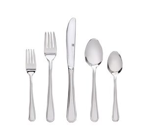 Gourmet Stainless Steel Flatware 20 Piece Sets 4 20 Piece Set Stanford - Silver