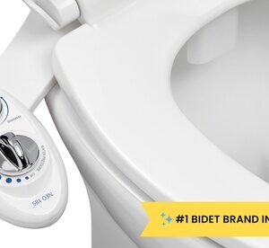 LUXE Bidet NEO 185 - Dual Nozzle Bidet Attachment Blue