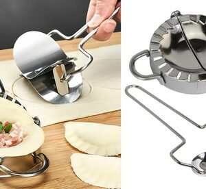 Stainless Steel Dumpling Maker Mould Dough Presser Kitchen Gadget Tool S Silver Dumpling Mold