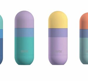 Asobu Orb Stainless Steel Double Wall Insulated Travel Water Bottle Pastel Mint